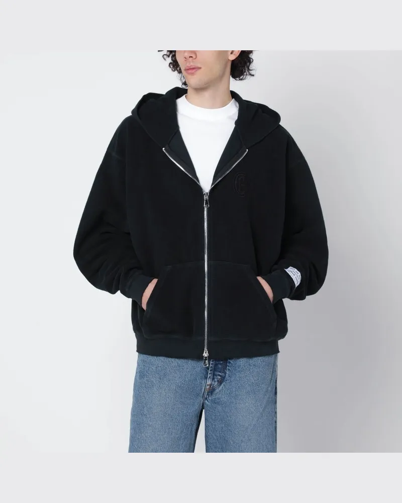 GALLERY DEPT. Schwarzer Baumwoll-Hoodie Schwarz