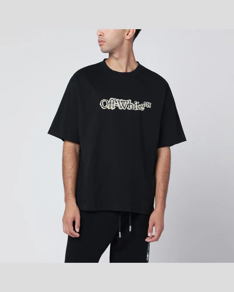 OFF-WHITE Schwarzes Skate Cloudy Arrow T-Shirt Schwarz