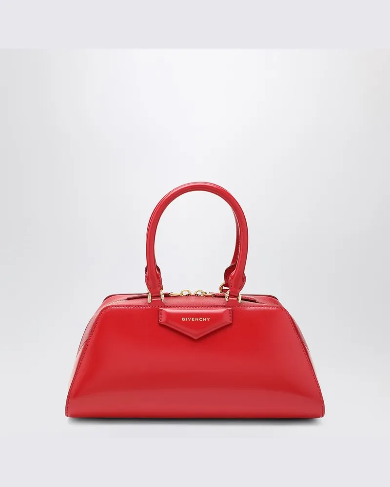 Givenchy Antigona Ost-West kleine rote Tasche Rot