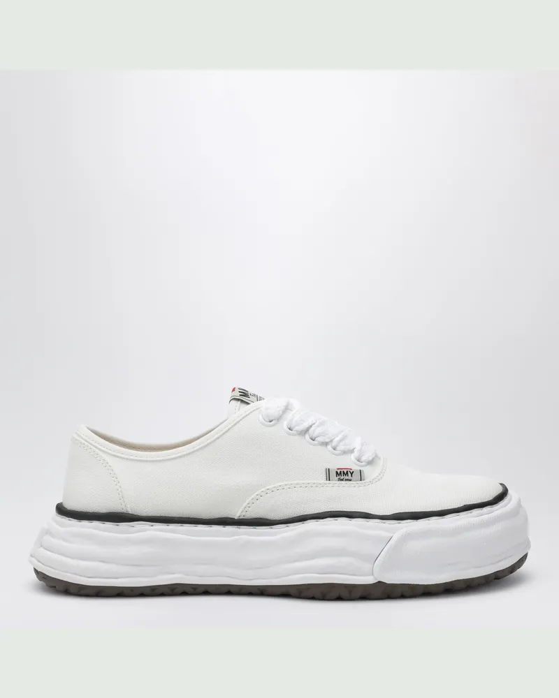 MIHARAYASUHIRO Baker Sneaker aus weißem Canvas White