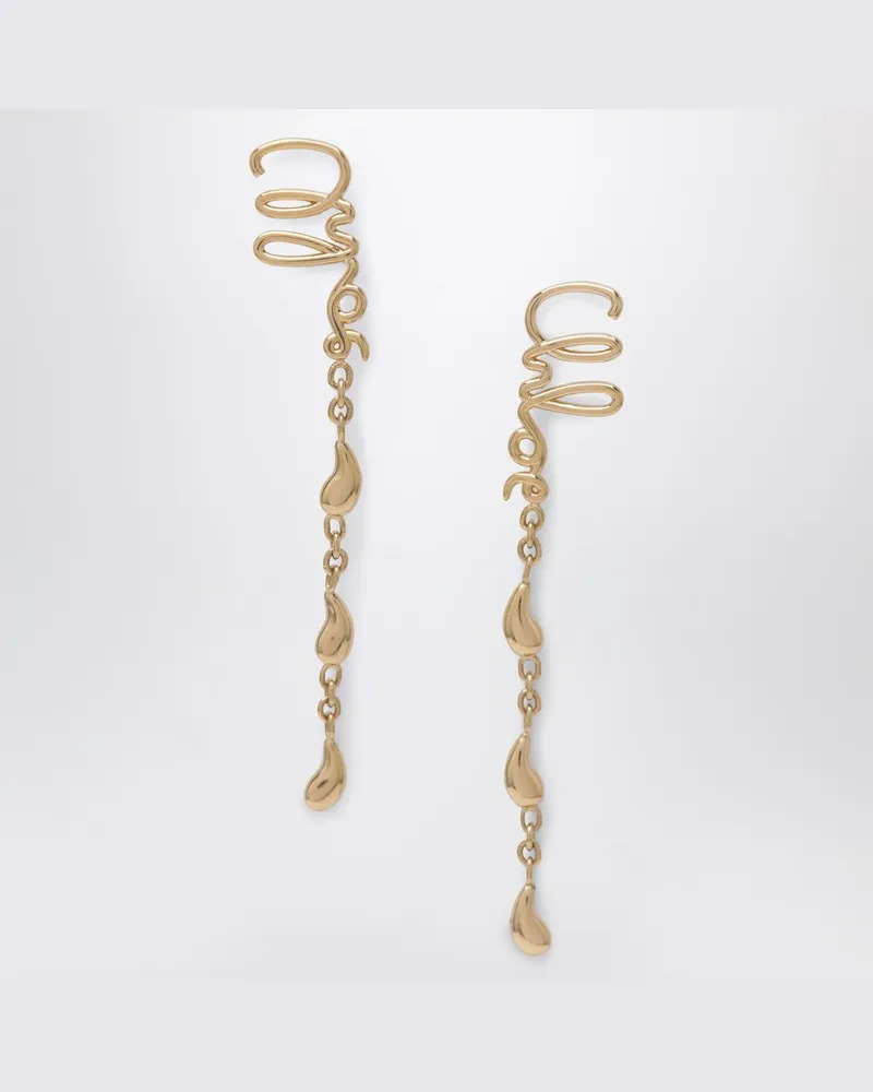 Chloé Goldfarbene Ohrhänger  Iconic Metallisch