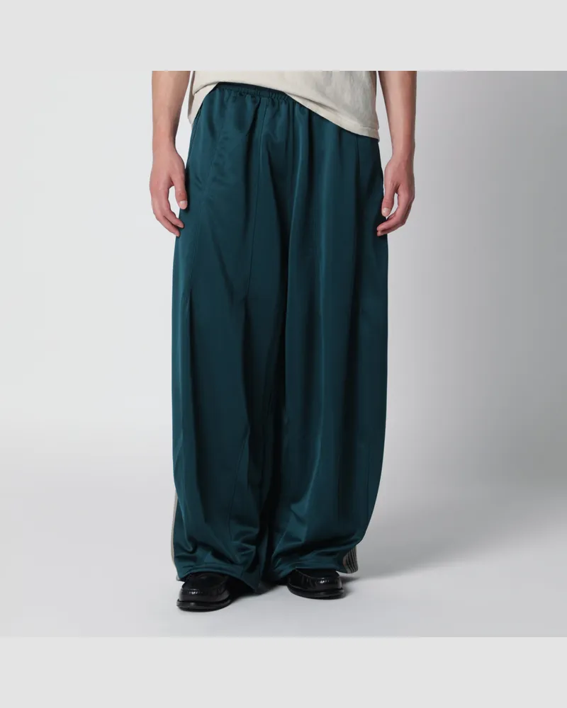 NEEDLES H. D. Track Hose aus grünem Jacquard Green