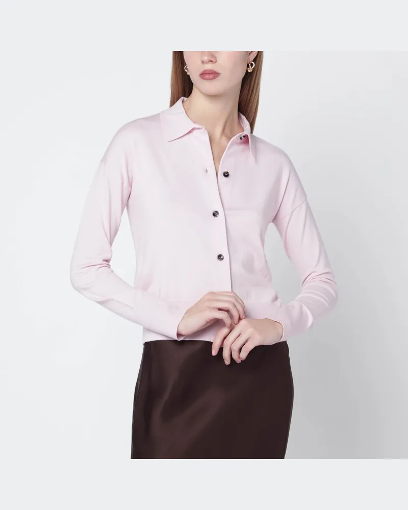 Max Mara Rosa Wollmix-Cardigan Rosa