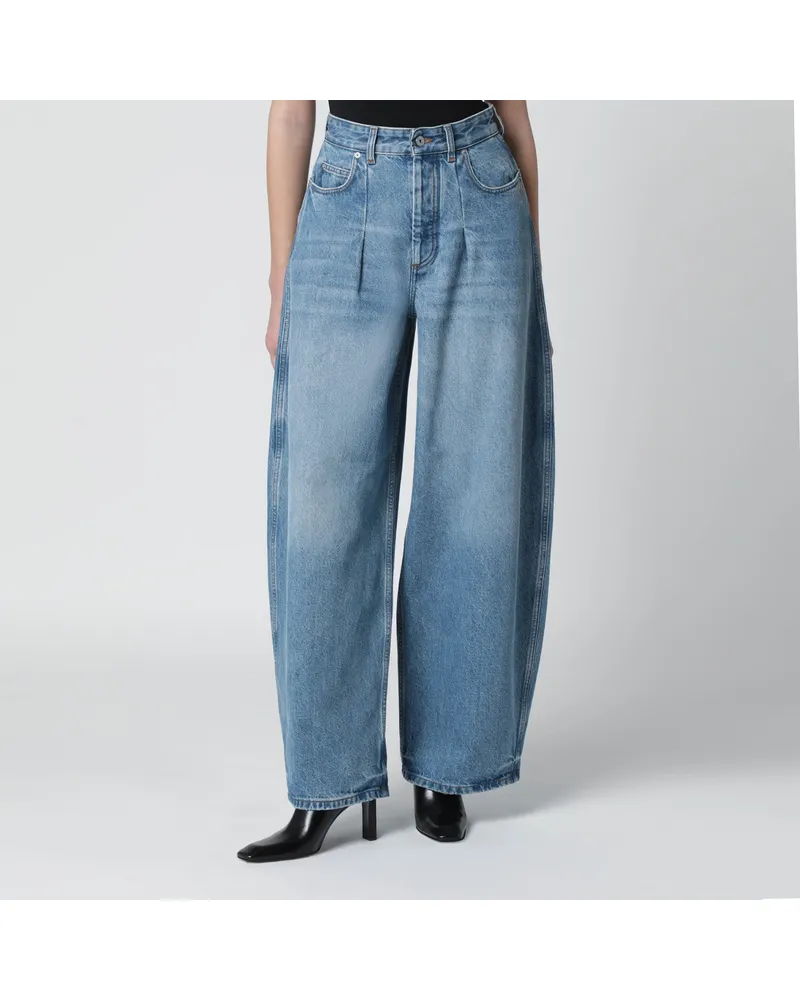 Jacquemus Indigofarbene de-Nîmes Denim-Ovalo-Hose Blue