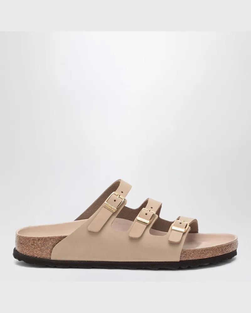 Birkenstock Pantoffel Florida Farbe Sandcastle Beige