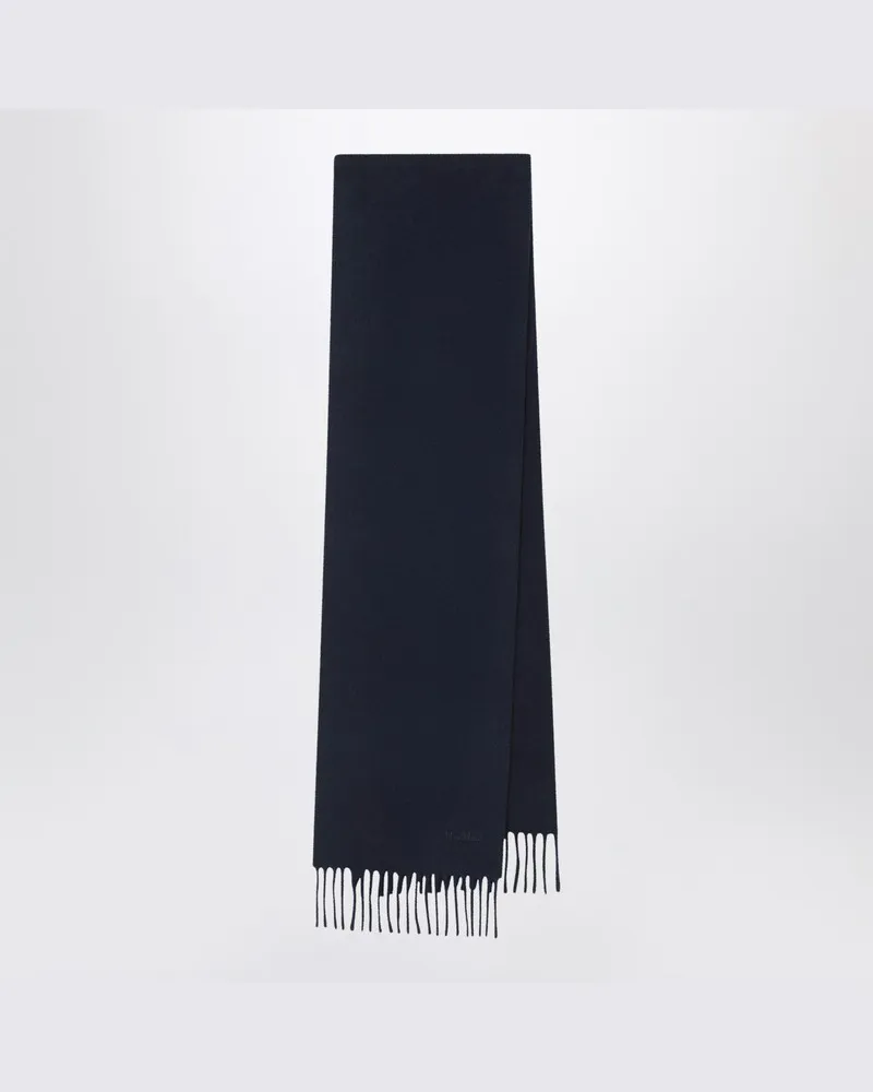 Max Mara Wollschal in Blau Blau