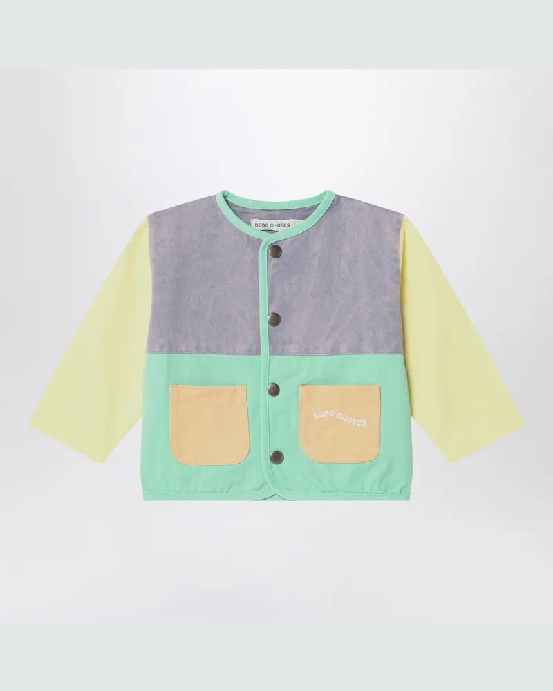BOBO CHOSES Color-Block Jacke aus Baumwolle Multicolor
