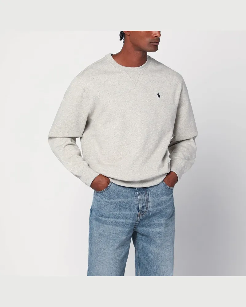 Ralph Lauren Graues Sweatshirt aus Baumwollmischung Schwarz