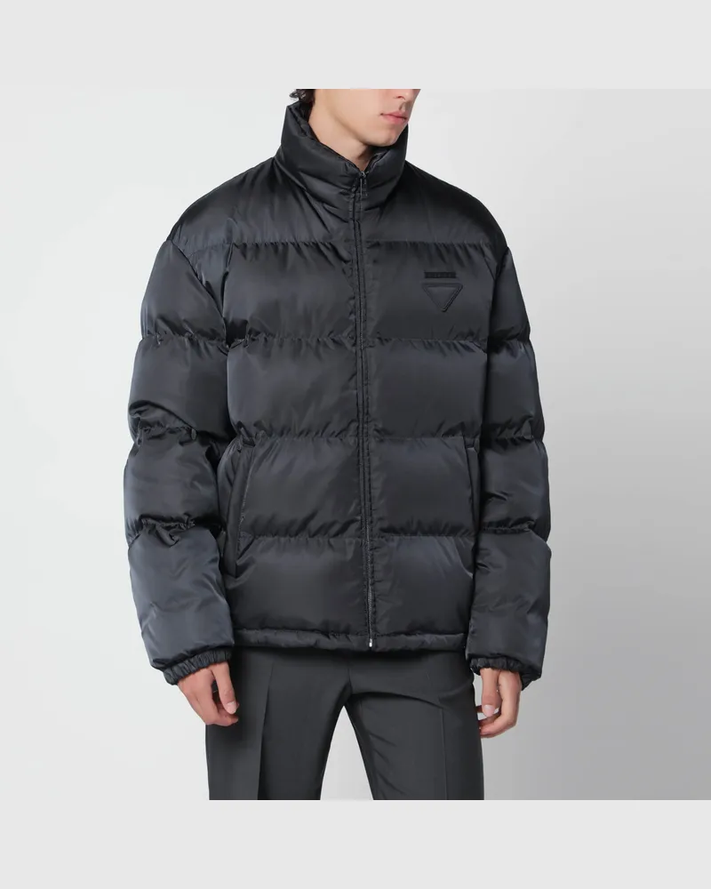 Prada Smoke grey Re-Nylon down jacket Grey