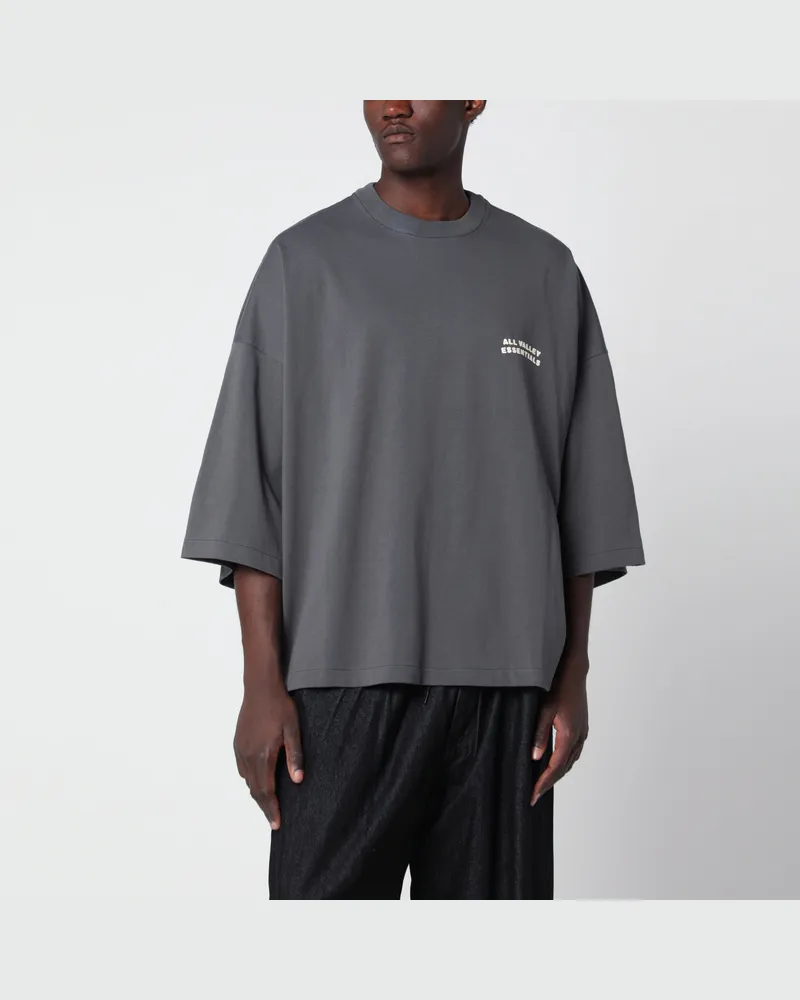 Fear of God Graues Baumwoll-Merch-T-Shirt Grey