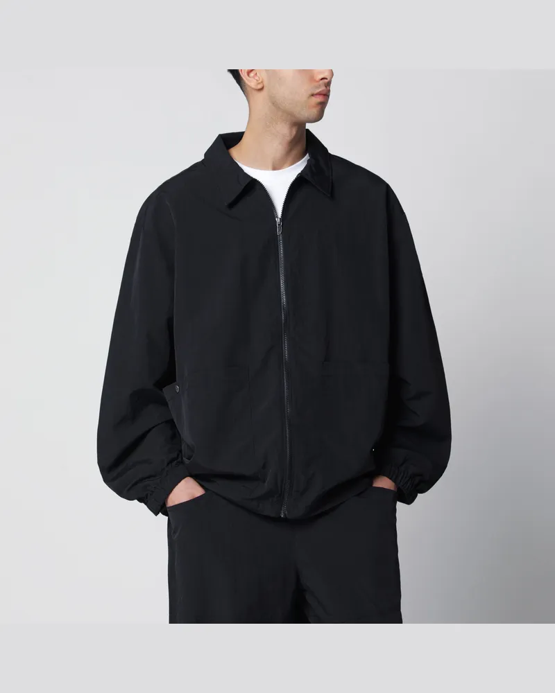 The North Face Schwarze Nylonjacke mit Reißverschluss Black