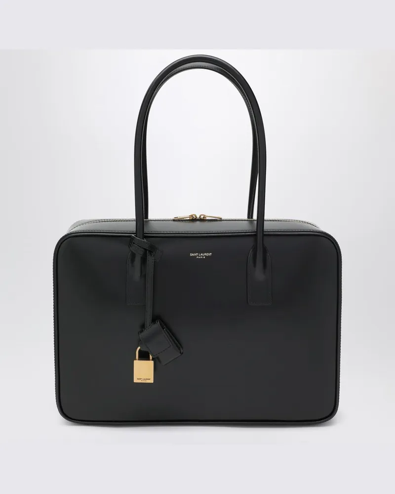 Saint Laurent Schwarze Sac De Jour Bowlingtasche Schwarz