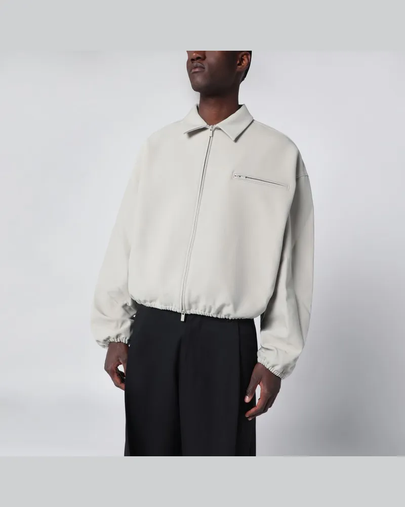 Fear of God Hellgraue Track-Jacke aus Nylon Braun