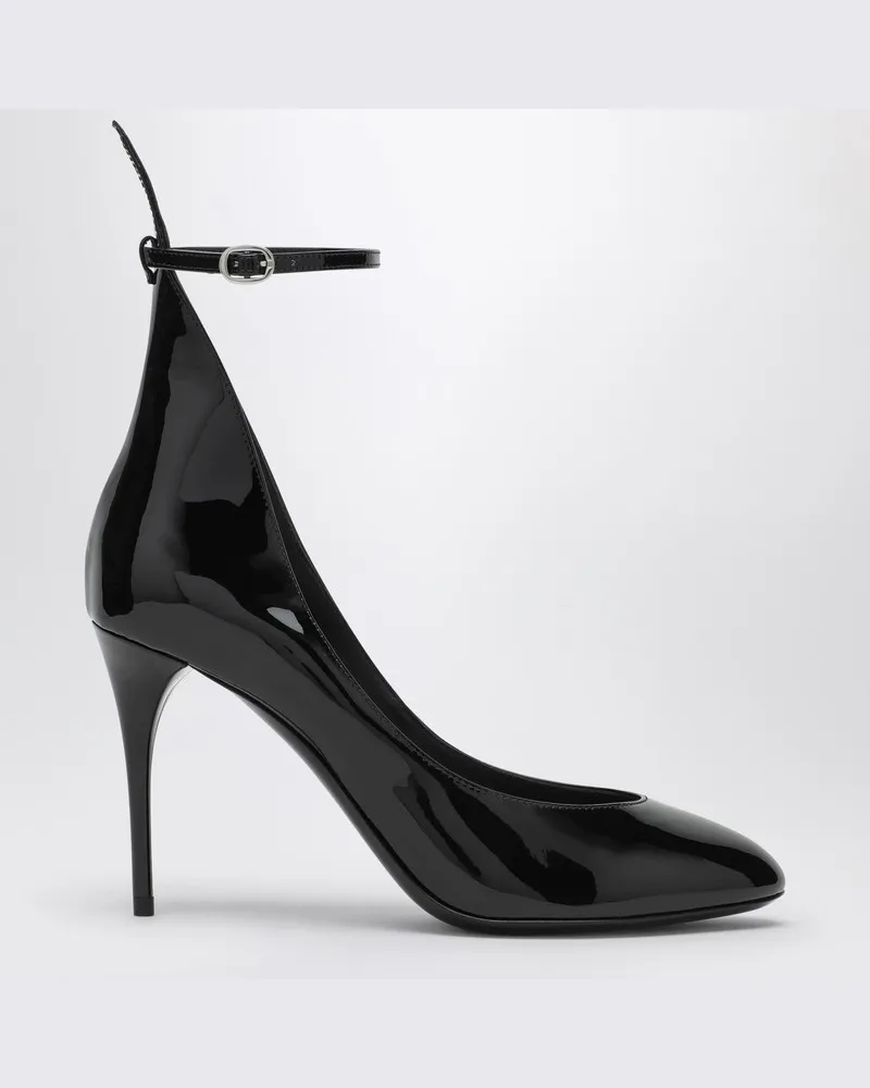 Alaïa Schwarzer Dekolleté-Schuh aus Lackleder Schwarz