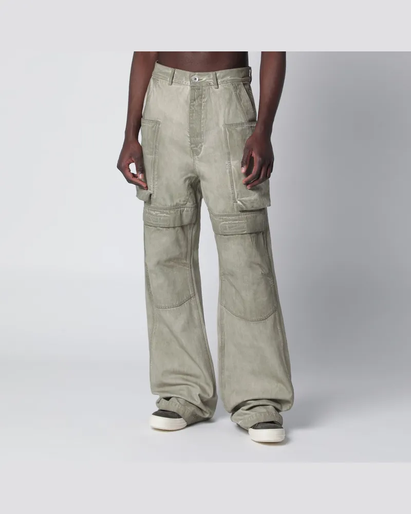 DRKSHDW by Rick Owens Sandfarbene Cargo-Hose mit Vintage-Effekt Beige