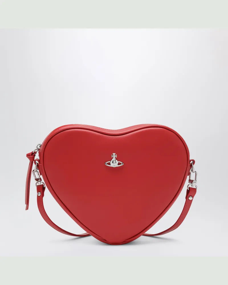 Vivienne Westwood Rote Alexa Heart Schultertasche Red