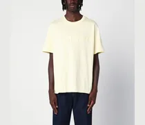 Hellgelbes T-Shirt aus ökologischer Baumwolle