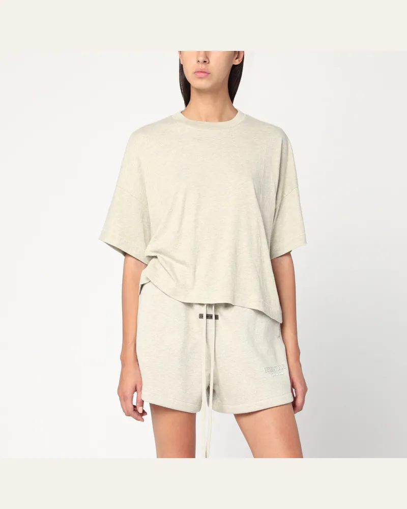 Fear of God Weites greiges T-Shirt aus Baumwollmischung Grey