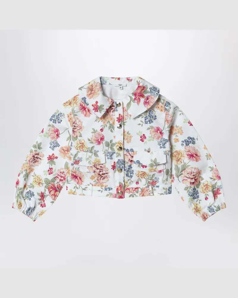 Chloé Baumwolljacke mit Blumenmuster Multicolor