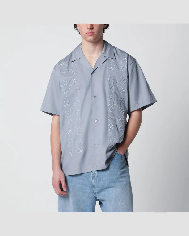 Carhartt WIP S/S Signet Shirt Mirror Grey