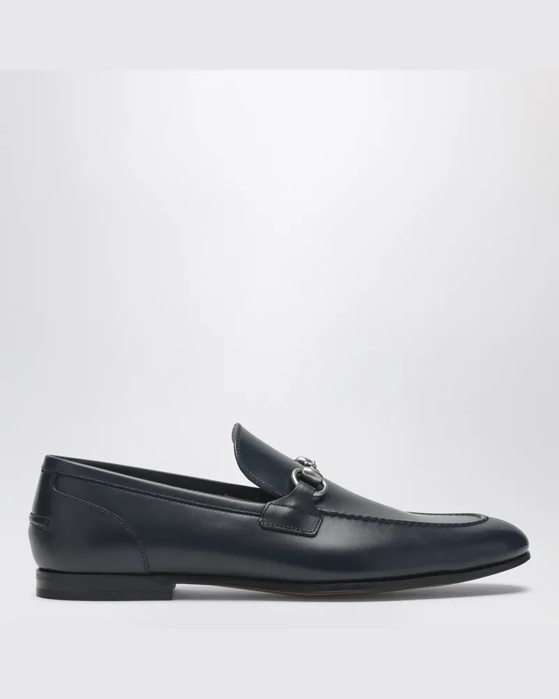 Gucci Blauer Loafer mit Horsebit Blau