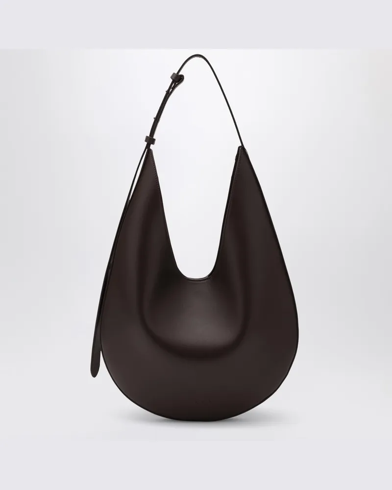 Aesther Ekme Tobacco-Leder-Hobo-Tasche Braun