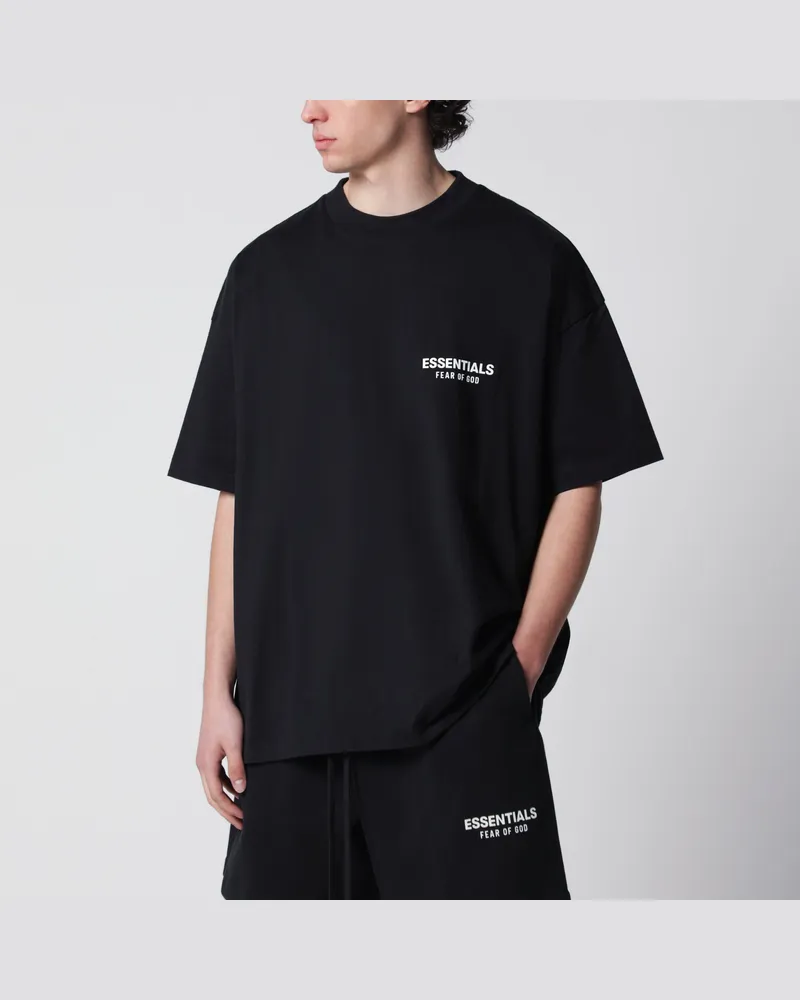 Fear of God Classic T-Shirt aus Baumwolle in Vintage-Schwarz Black