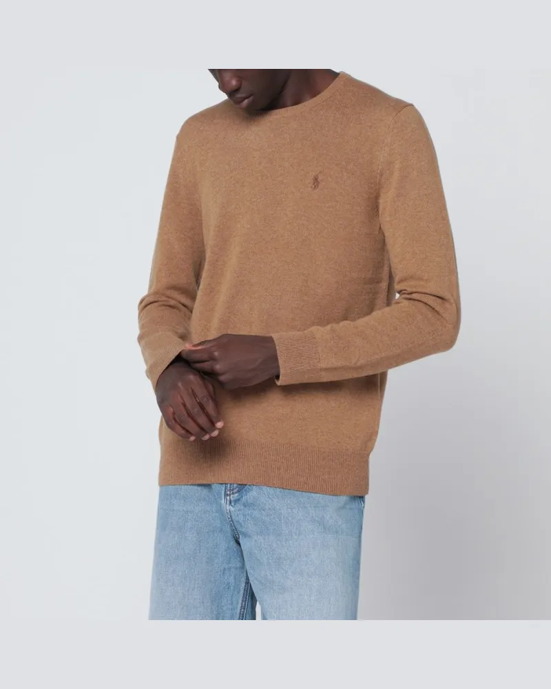 Ralph Lauren Beiger Wollpullover Beige