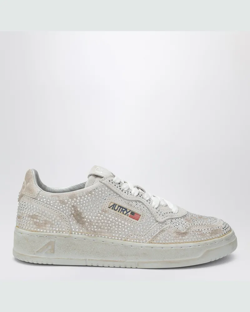 AUTRY Sneaker Medalist Kristalle in Weiß White