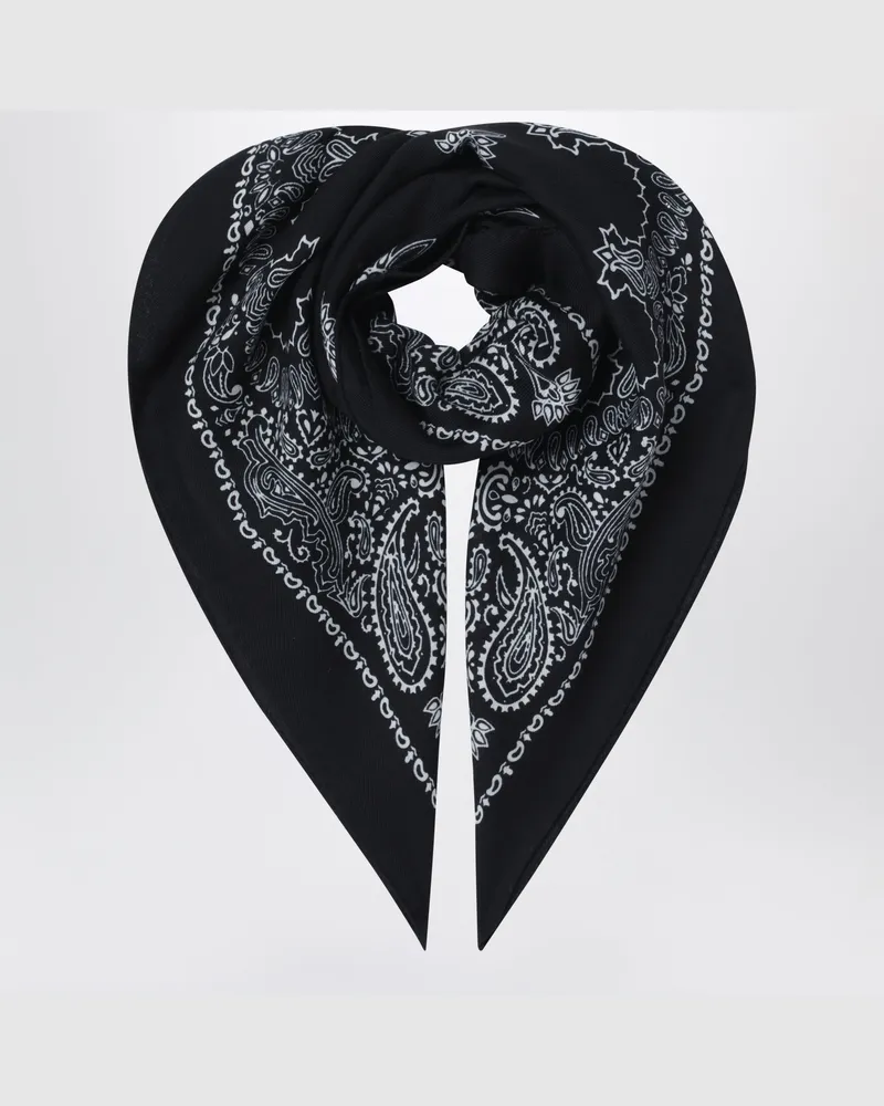 Destin Schwarzes Wollbandana Judy Black
