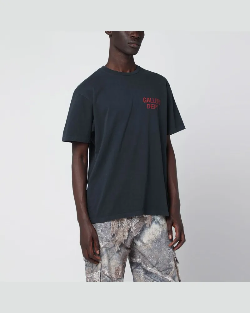 GALLERY DEPT. Schwarzes Souvenir T-Shirt mit Wasch-Effekt Schwarz