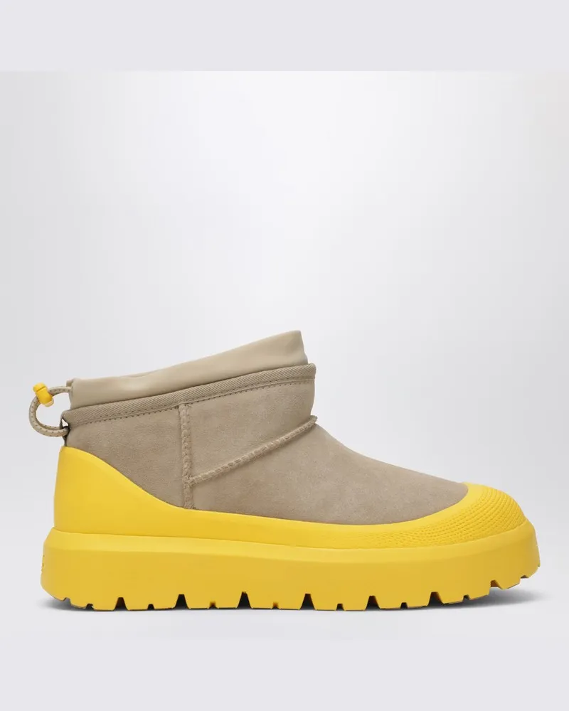 UGG Klassische Ultra Mini Wetter Hybrid Stiefel Senf Grün