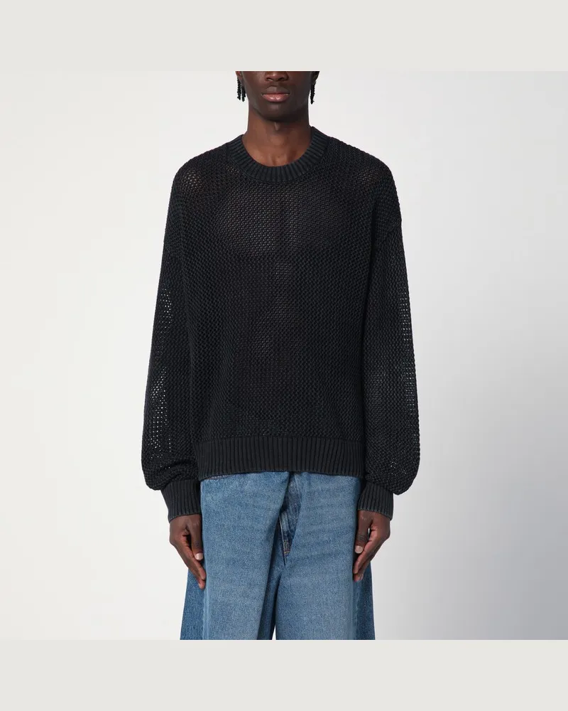 REPRESENT Schwarzer Pullover aus Baumwolle Schwarz