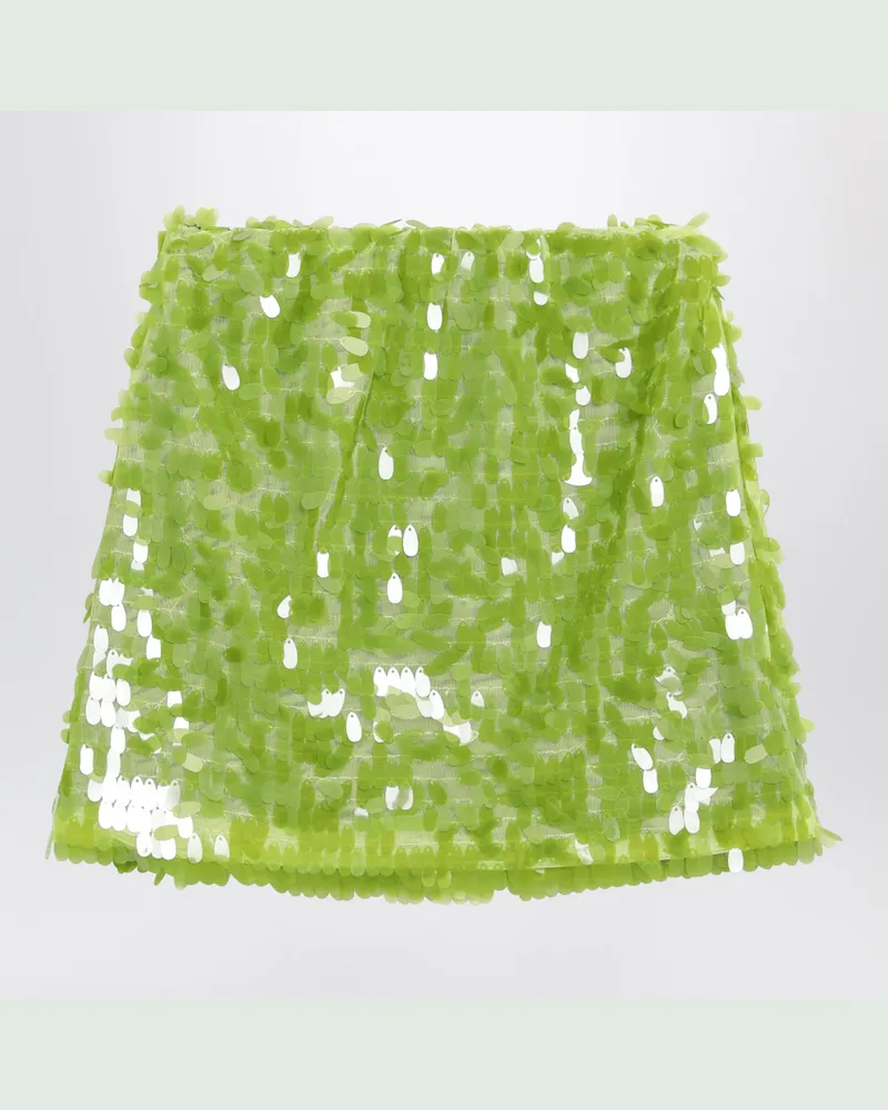 DOUUOD Rock in Lime mit Pailletten Green