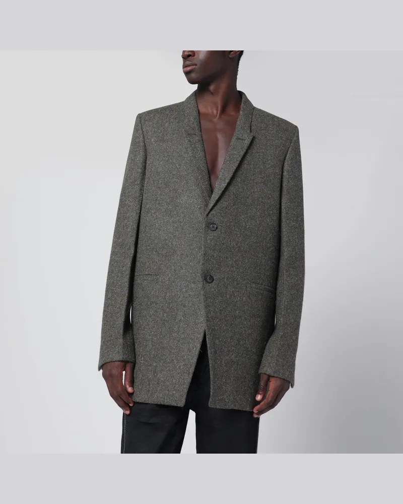 Rick Owens Concordian Einreiherjacke aus Wolle 