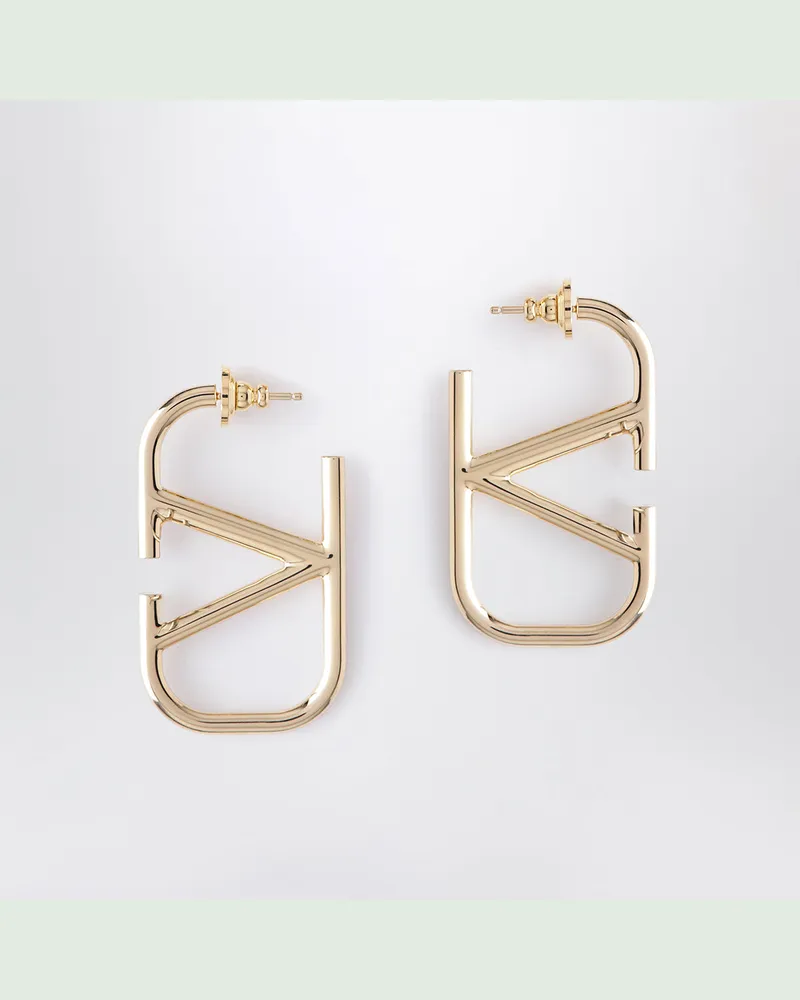 Valentino Garavani VLogo Signature Ohrringe aus goldfarbenem Metall Metal