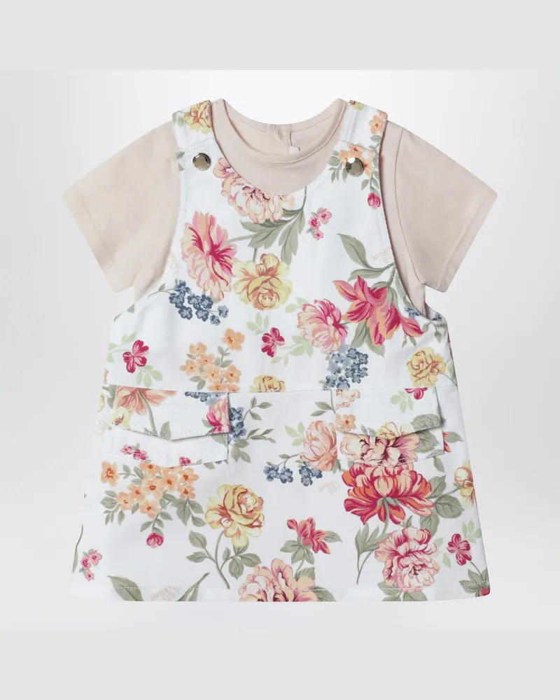 Chloé Zweiteiliges Set in Rosa mit Blumenmuster Multicolor