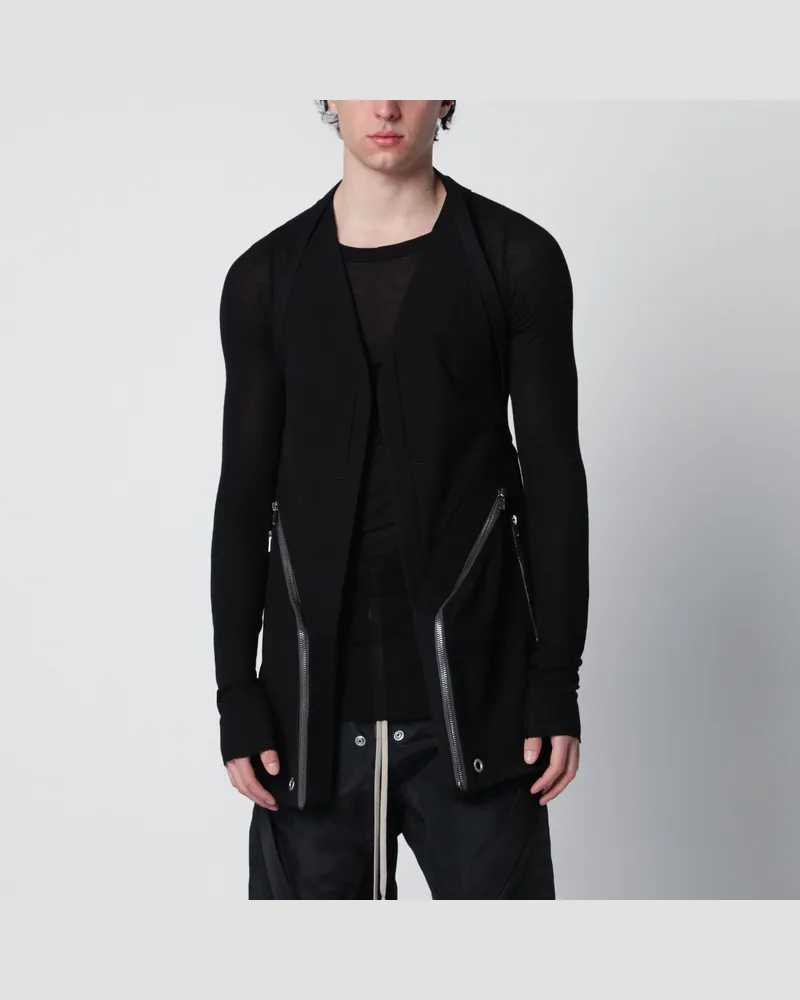 Rick Owens Weste Temple schwarz Black