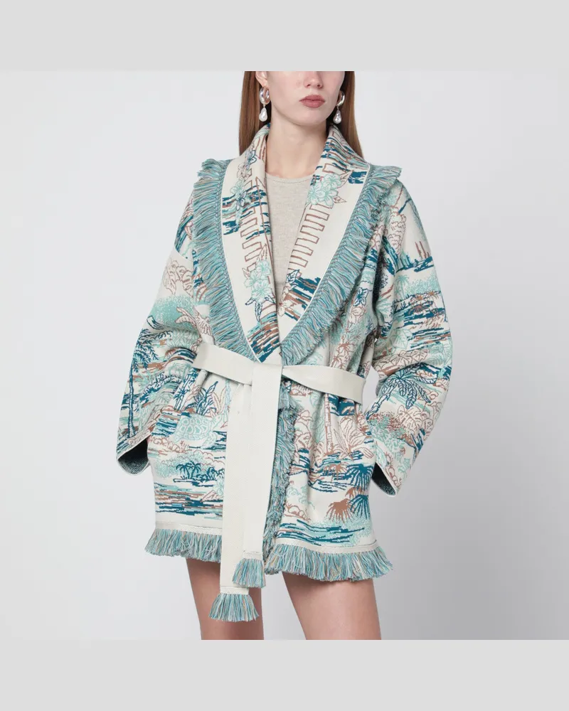 Alanui Mehrfarbige Lost In The Blue Strickjacke 