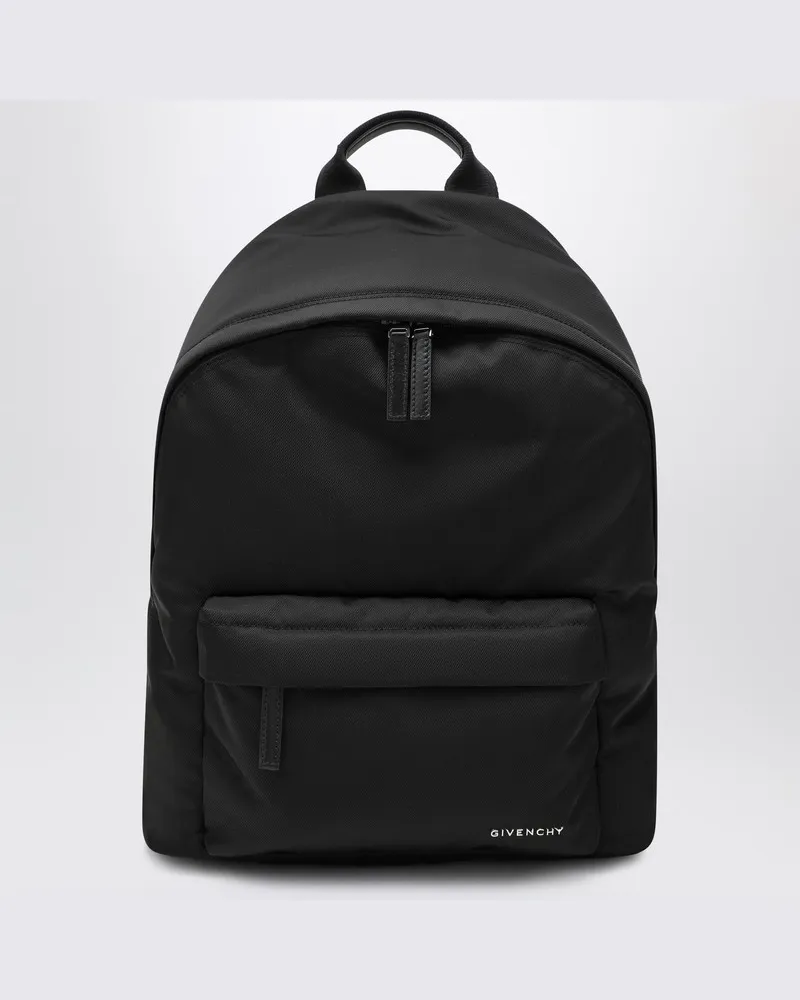 Givenchy Wesentliche U-Rucksack aus schwarzem Nylon Schwarz