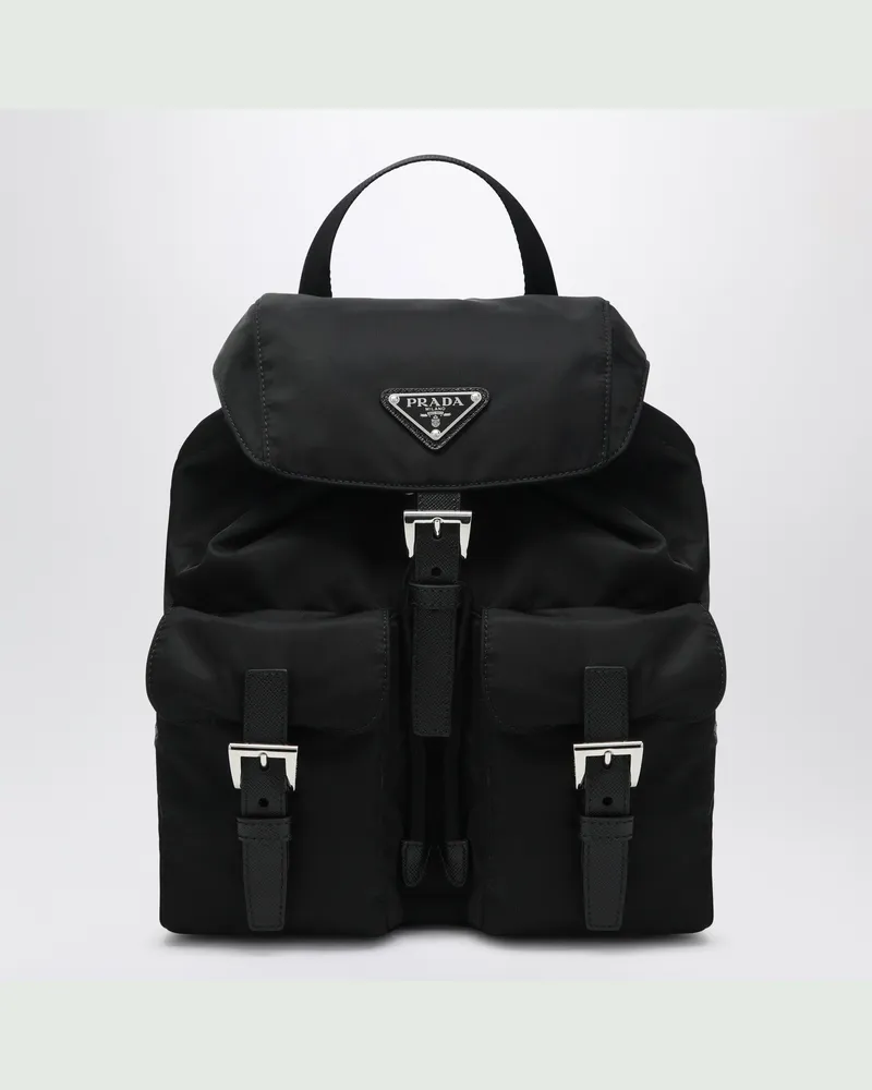 Prada Re-Edition 1978 kleiner schwarzer Re-Nylon Rucksack Black