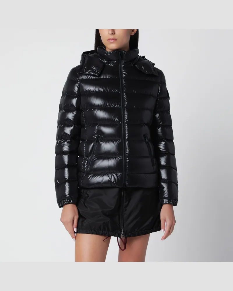 Moncler Daunenjacke Bady in schwarzem Nylon laqué Black