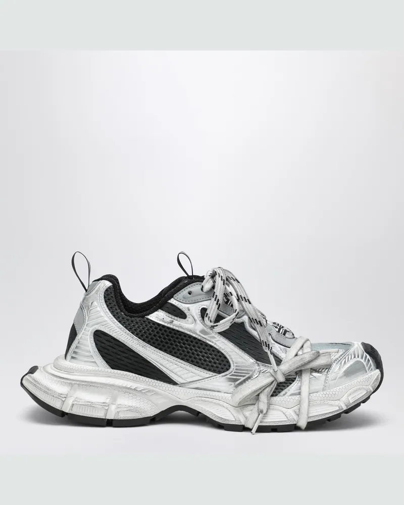Balenciaga Schwarze, graue und weiße 3XL Gradient Sneakers Multicolor