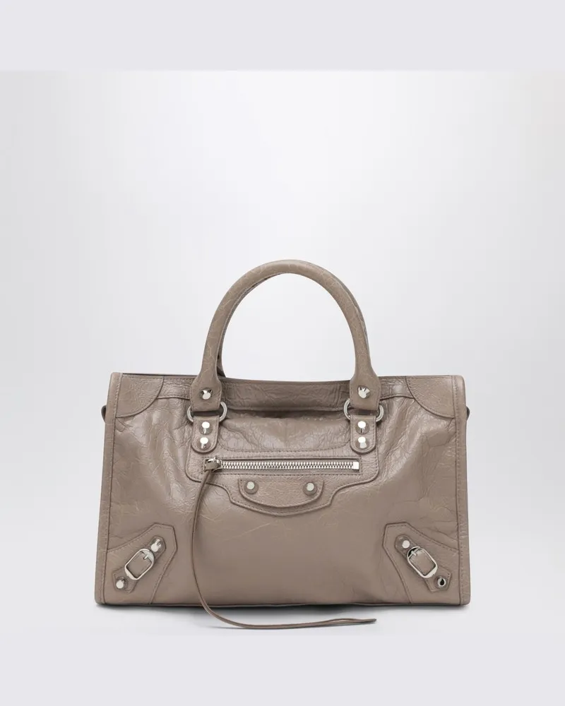 Balenciaga Le City Kleine Tragetasche in Sesamfarbe Beige