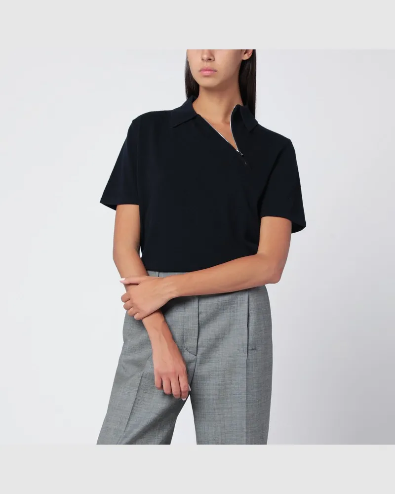 Miu Miu Polo in kaschmirblau Mehrfarbig