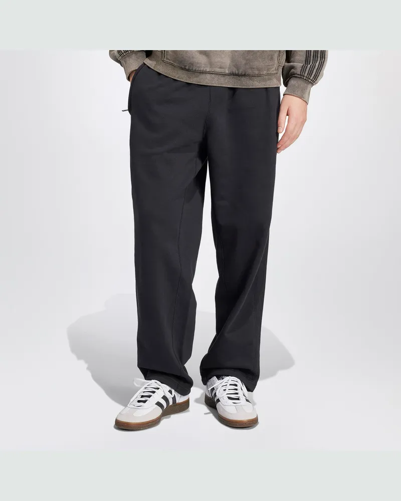 adidas Schwarze Jogginghose aus Baumwolle Black