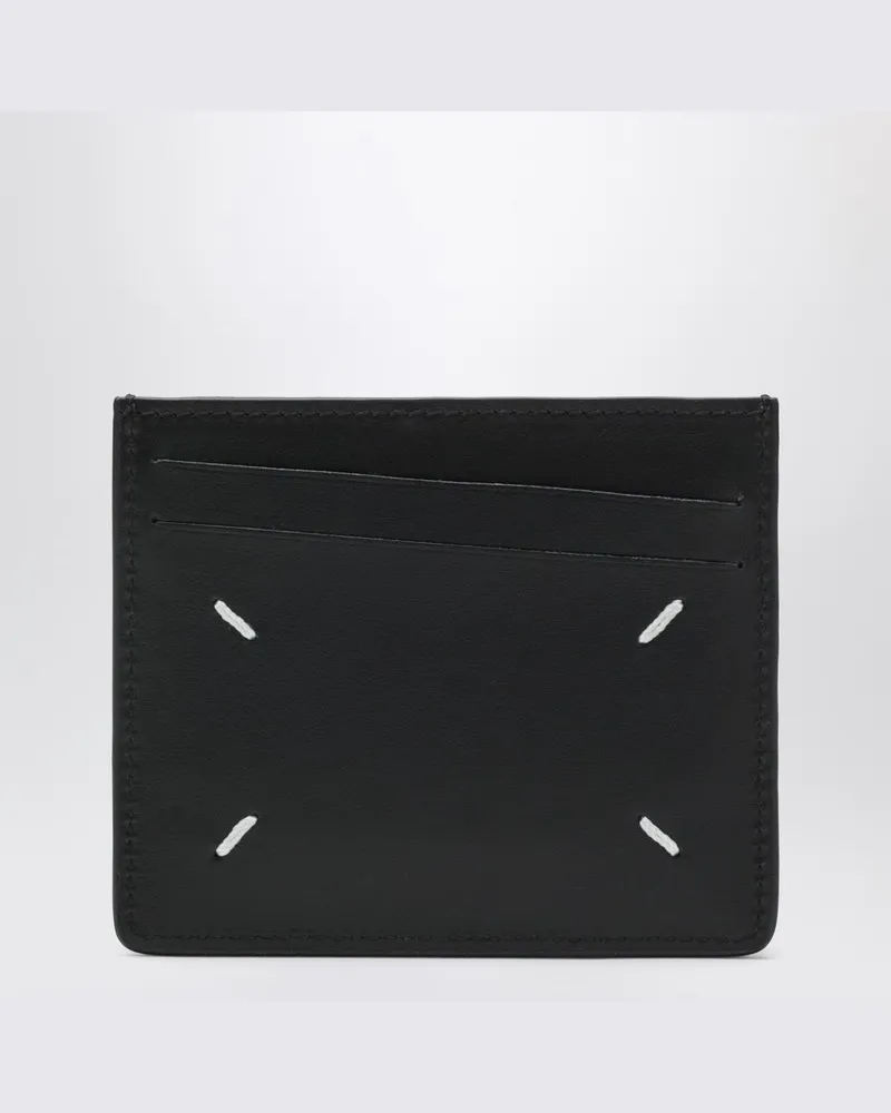 Maison Margiela Four Stitches Kartenetui in Schwarz 