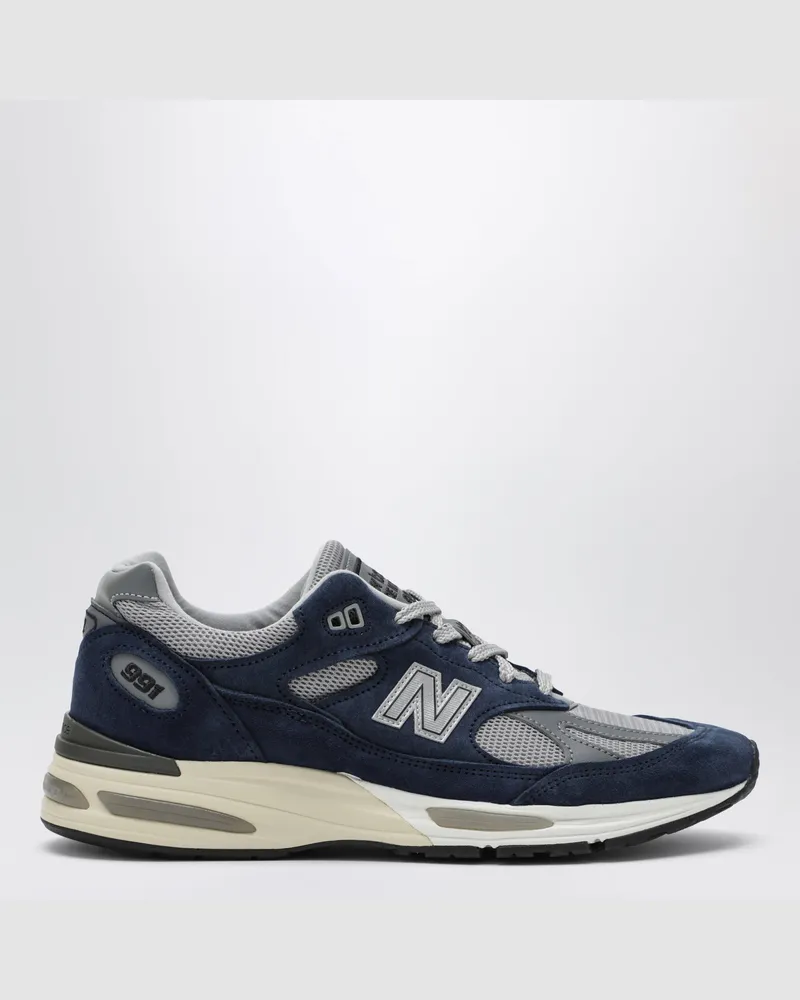 New Balance Blauer Made in UK Sneaker aus Wildleder Blue