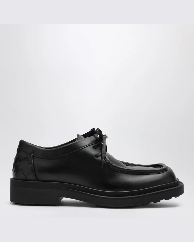 Bottega Veneta Schwarze Ben-Schnürschuhe Schwarz