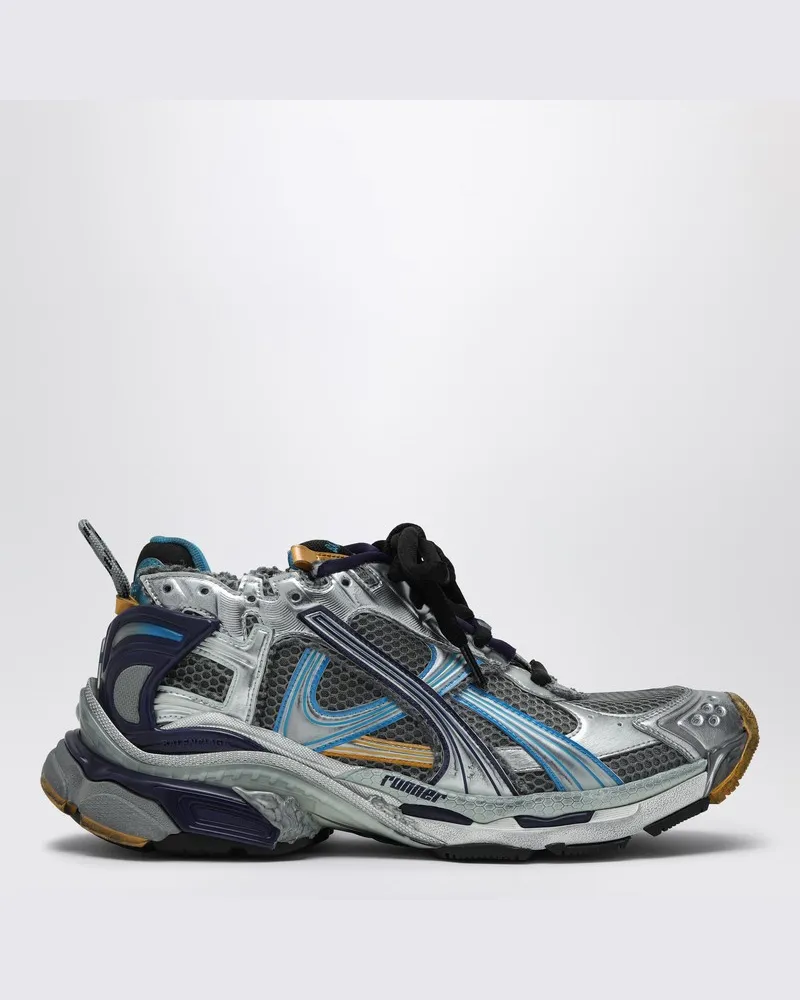 Balenciaga Sneaker Runner grau/blau/orange Grau